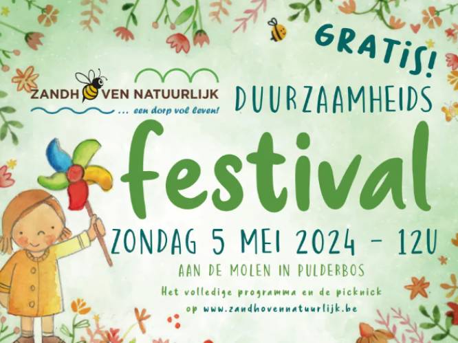 Molensite Pulderbos vormt kader voor derde duurzaamheidsfestival Zandhoven Natuurlijk