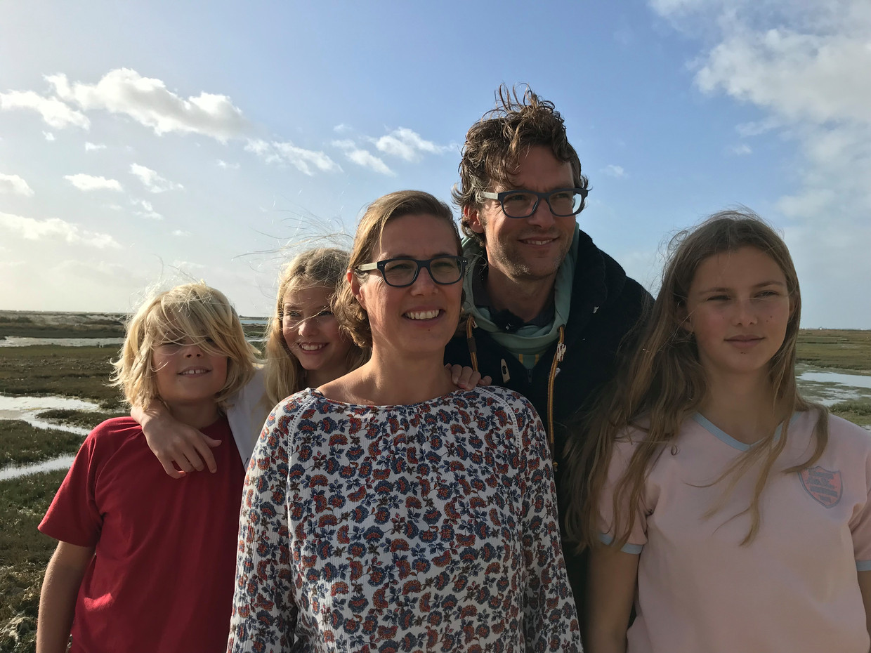 De familie Kooijman.  Beeld 