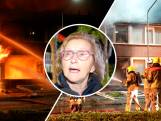 Vrouw rent zwaargewond uit brandende woning na explosie