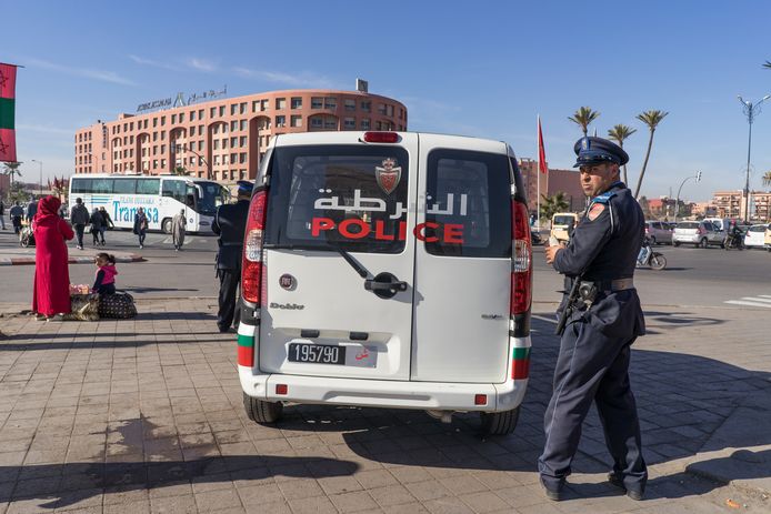 Politie in Marrakech. Beeld ter illustratie.
