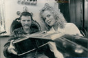 Mooie foto uit de oude doos: Ilse DeLange en haar ontdekker en gitarist, Joop van Liefland.