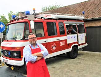 Christophe bouwt brandweerwagen om tot foodtruck: “Op privéfeestjes durven we de sirene nog wel eens te laten luiden”