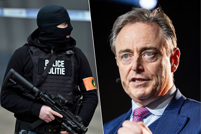 Burgemeester Bart De Wever. De politie arresteerde zes geradicaliseerde jongeren.