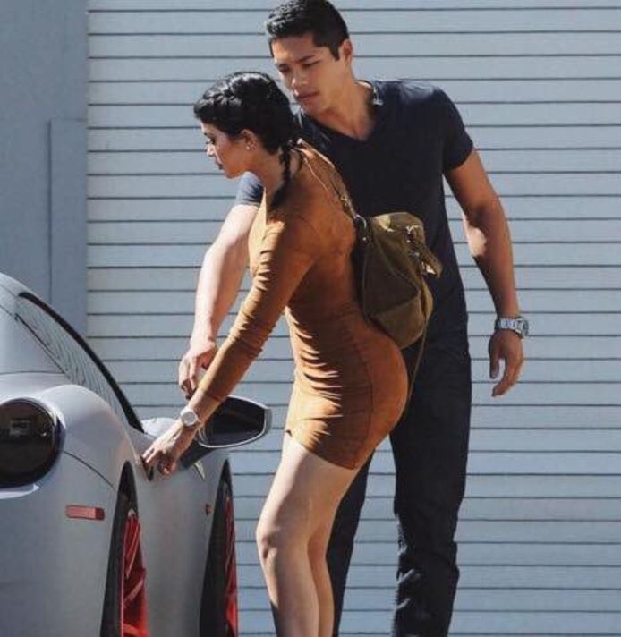 Kylie Jenner en haar bodyguard  Tim Chung.