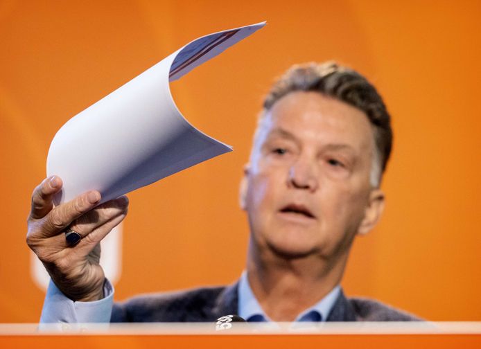 Bondscoach Louis van Gaal