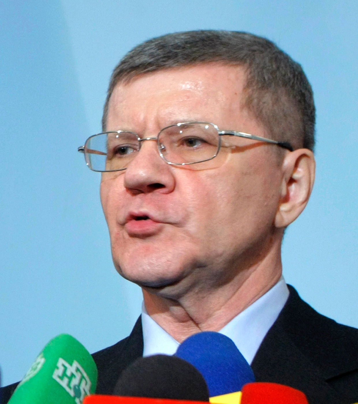 De Russische procureur-generaal Joeri Tsjaika. Beeld AP