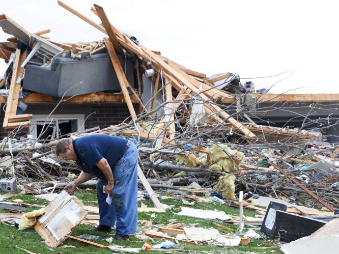 Tientallen tornado’s teisteren VS: gebouwen vernield, leidingen geknapt en wagons ontspoord