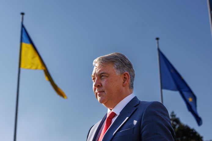 Burgemeester Hans Vroomen van Ommen op archiefbeeld.