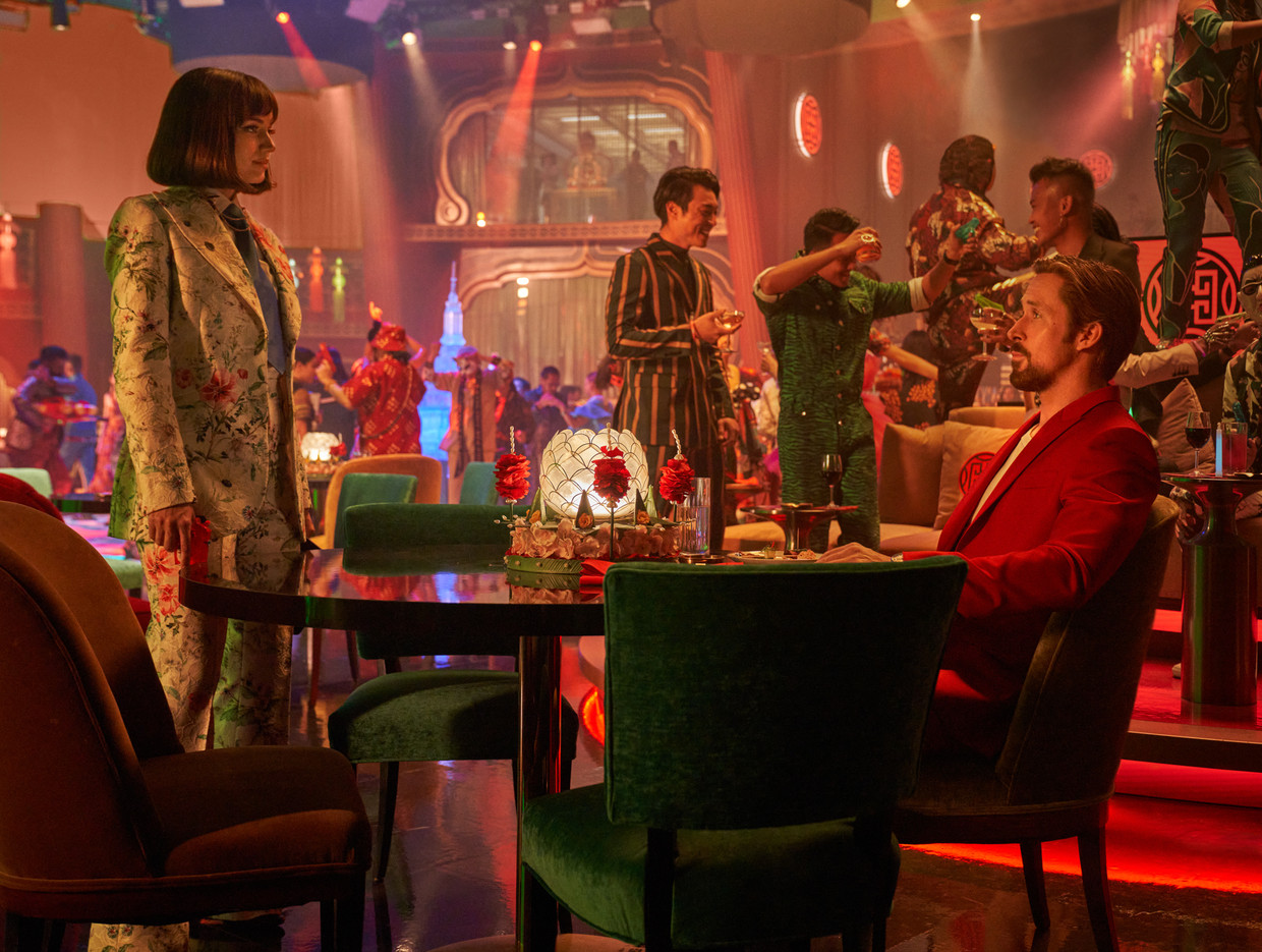 Ana de Armas als Dani Miranda, Ryan Gosling als Six.  Beeld Netflix