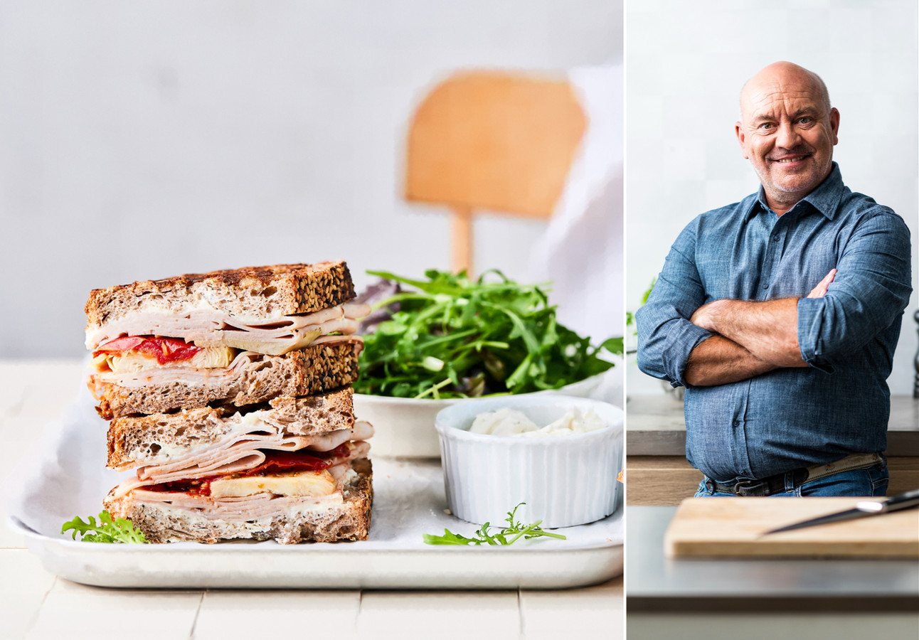 Croques met kippenwit en artisjok | Foto | hln.be