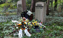 Neonazi Hafenmayer werd vrijdag begraven bij een joods graf.