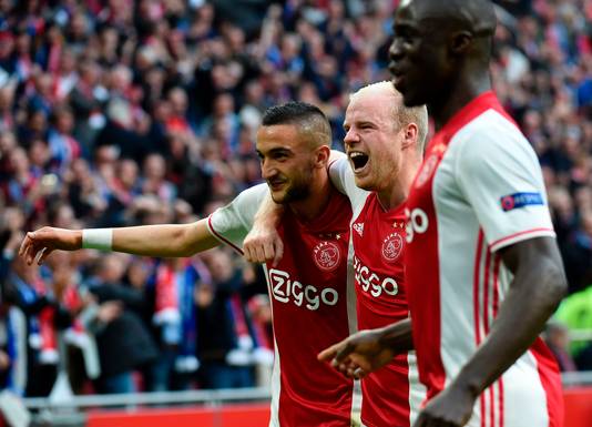 Ajax haalde tegen Lyon een fabelachtig niveau.