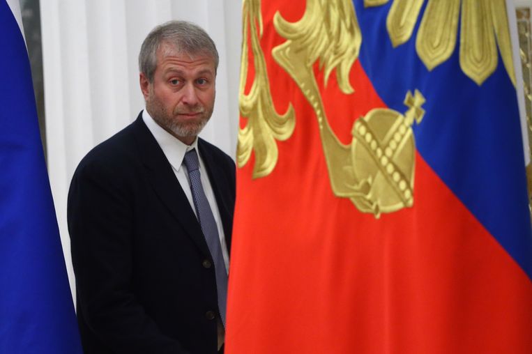 Oligarch Roman Abramovitsj, geplaagd door economische sancties vanwege de oorlog in Oekraïne. Beeld Getty Images