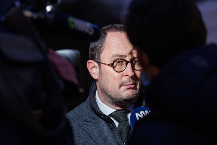Minister van Justitie Vincent Van Quickenborne (Open Vld). Beeld BELGA