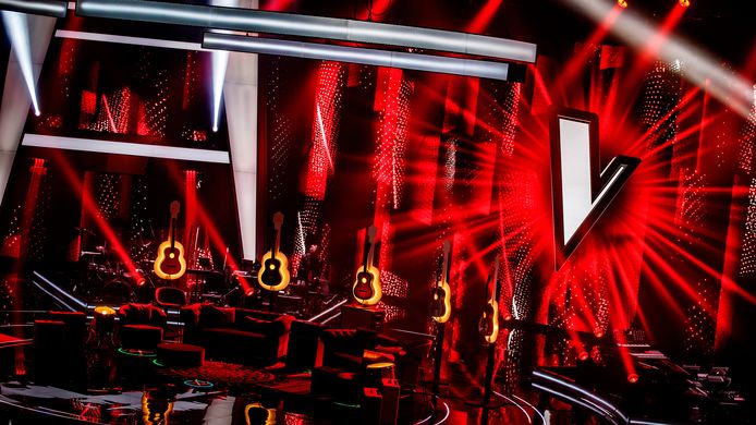 Het decor van The Voice of Holland.