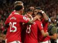Manchester United viert feest.