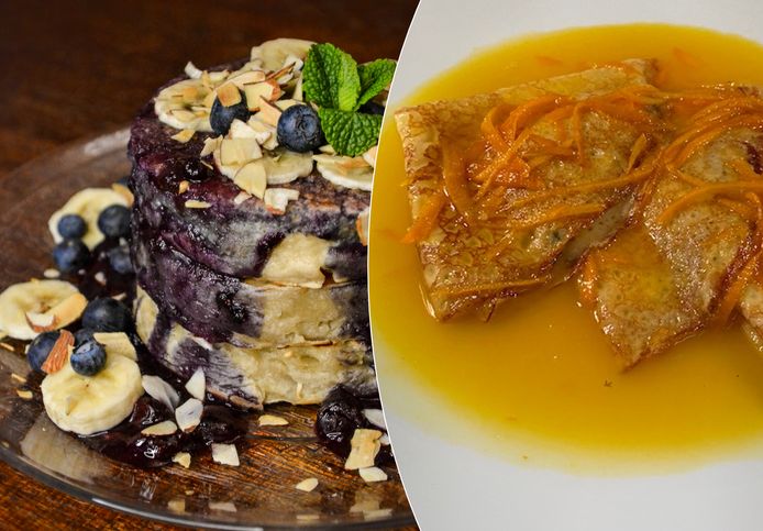 Van plantaardige pannenkoeken met bananenvulling bij Vegateau in Antwerpen tot  flensjes suzette bij ‘t Notarjaet in Boechout, bij deze vijf horecazaken in de regio Antwerpen geniet jij van een heerlijke pannenkoek.
