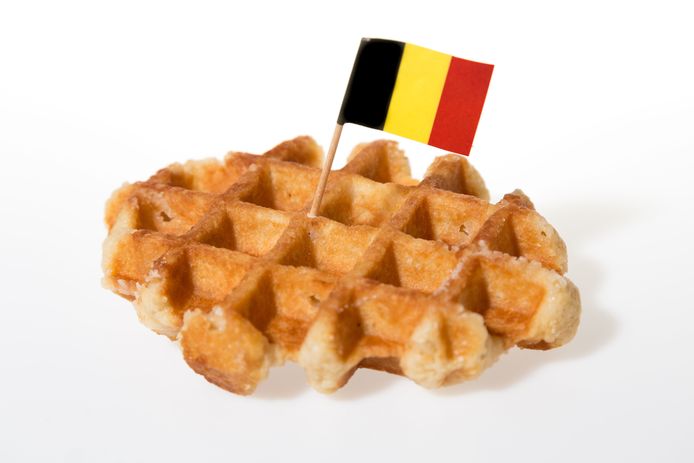 Een Luikse wafel.