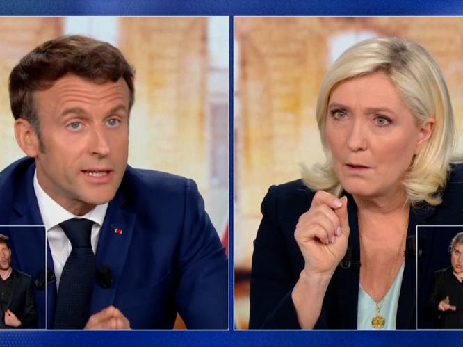 Harde woorden tijdens debat van Franse presidentskandidaten: "U praat niet met andere leiders over Rusland, u praat met uw bankier”