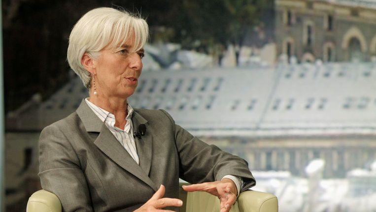 IMF-topvrouw Christine Lagarde. Beeld REUTERS