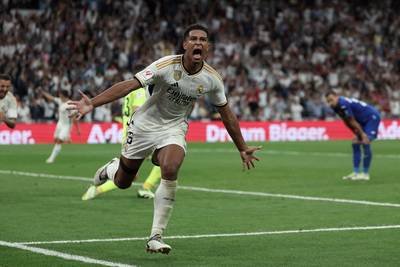 Real Madrid heeft handen meer dan vol met Getafe: Jude Bellingham maakt pas in minuut 95 winnend doelpunt
