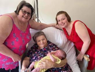 Kleine Mila zorgt voor eerste viergeslacht in haar familie