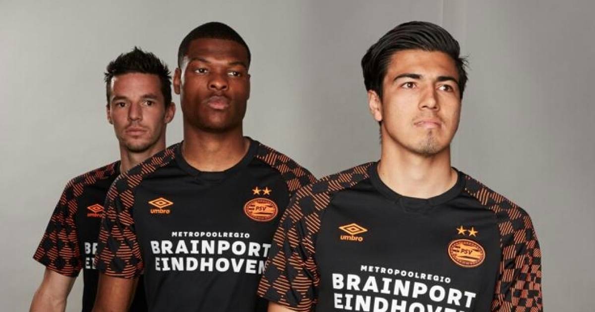 PSV begroet Brainport in opvallend uitshirt met oranje blokken | voetbal |