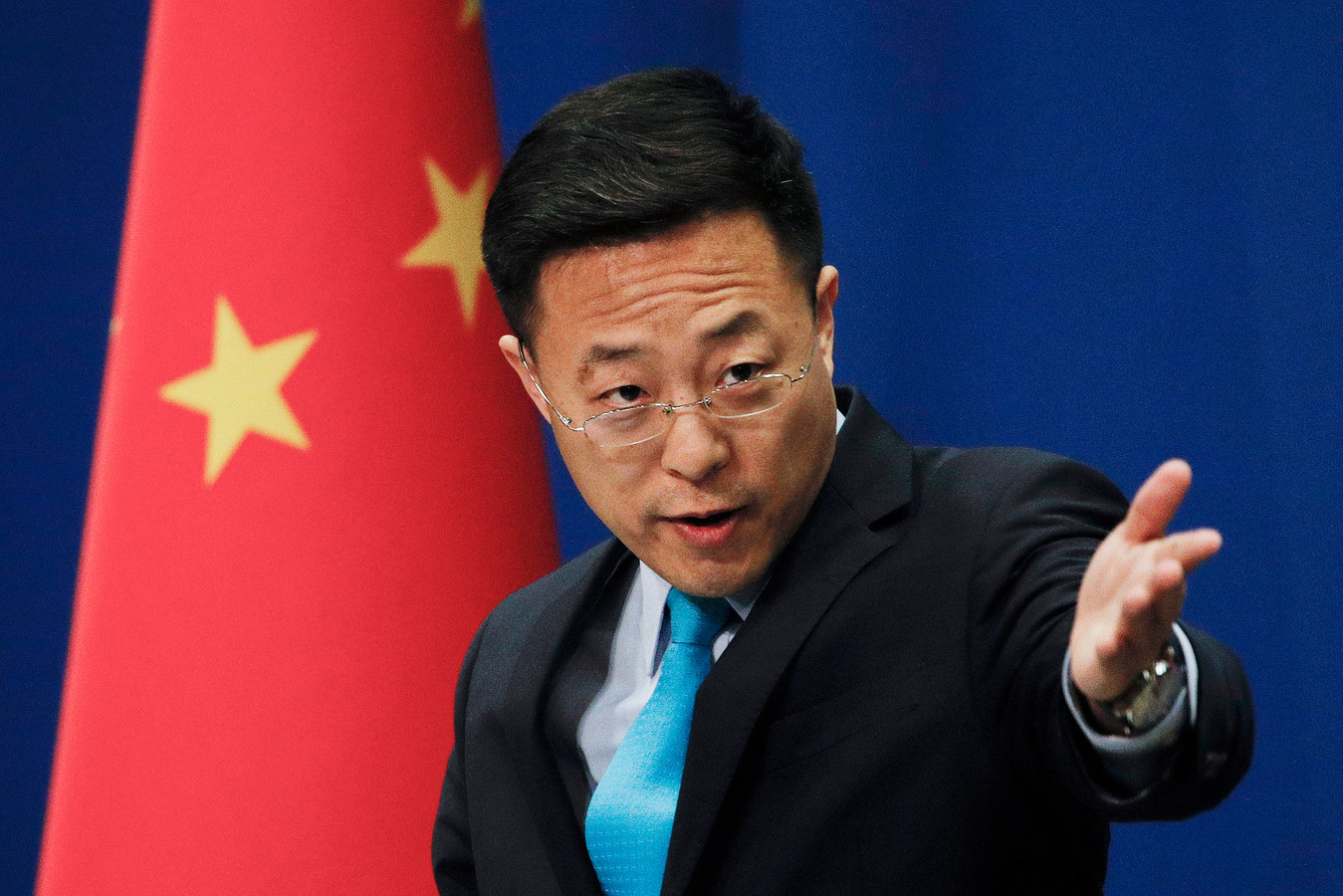 Zhao Lijian, porte-parole du ministère chinois des Affaires étrangères.