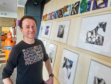 Peter Sansom legt interieur Maaslandcollege vast in tekeningen: ‘Aula spreekt tot verbeelding’