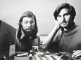 Steve Wozniak en Steve Jobs.
