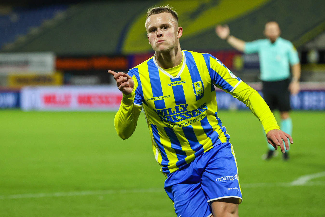 Matchwinnaar Lennerd Daneels voegt daad bij het woord Foto bd.nl