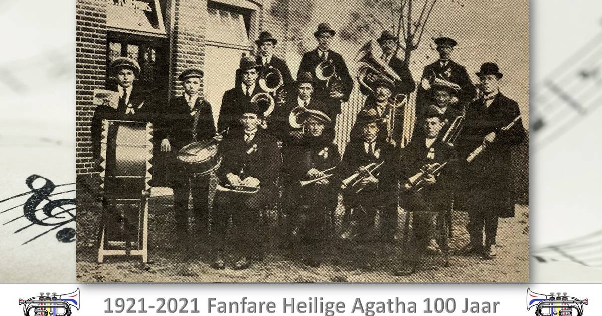 Koninklijke Erepenning voor eeuw geleden opgerichte fanfare Heilige Agatha