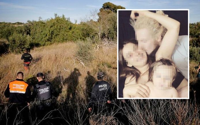 Ruim 100 Spaanse agenten zochten sinds afgelopen donderdag naar de lichamen van de twee jonge kinderen.