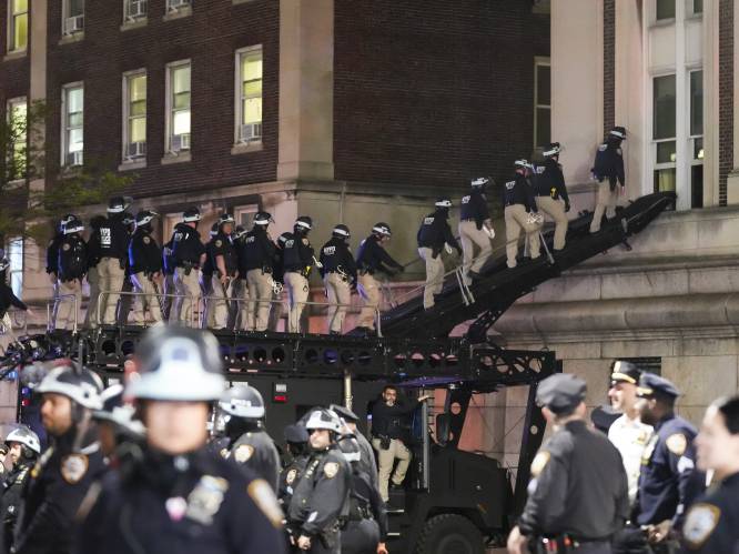 Politie New York maakt einde aan pro-Palestijnse demonstratie op Columbia-universiteit 