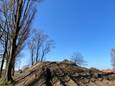 De werken aan het bikepark zijn intussen goed bezig.