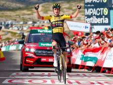 Jumbo-Visma deelt eerste tik uit in Vuelta: Remco Evenepoel verliest leiderstrui na aanval Primoz Roglic en Jonas Vingegaard, ritzege Sepp Kuss