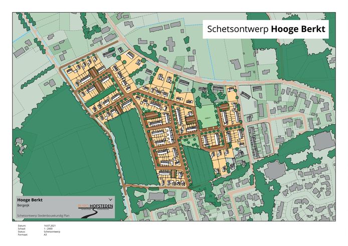In Uitbreidingsplan Hooge Berkt II komen 180 woningen.