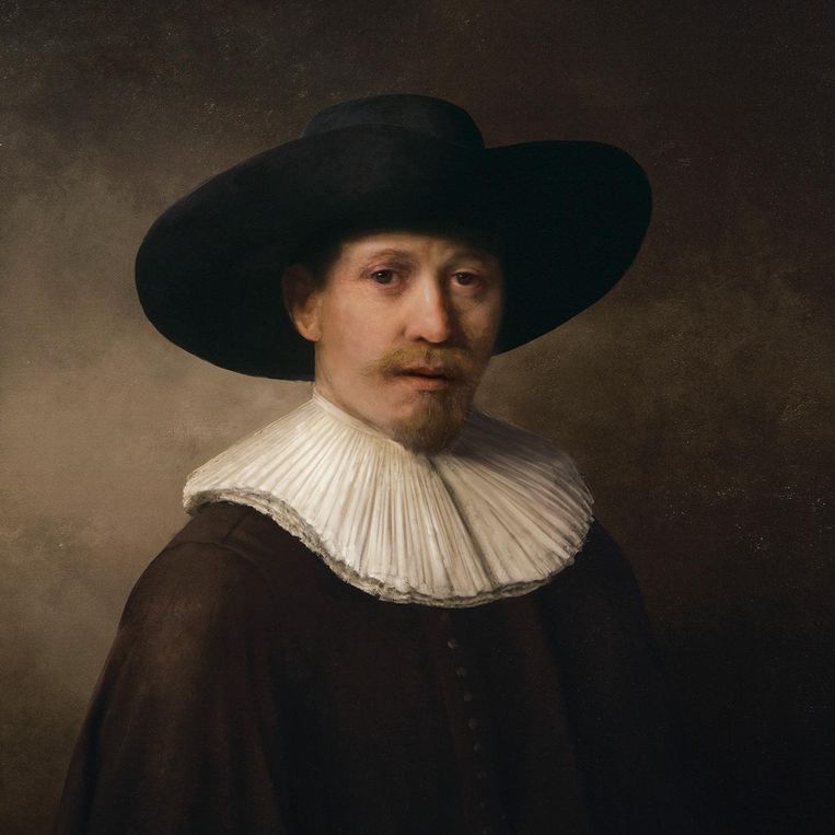 Een door de computer gemaakt schilderij in de stijl van Rembrandt Beeld the Next Rembrandt