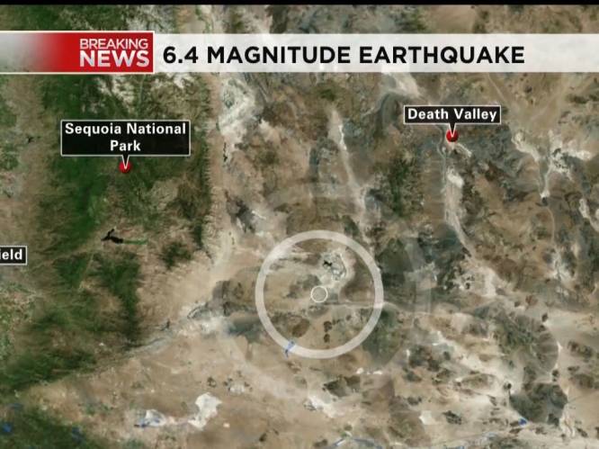 Aardbeving met kracht van 6,4 schrikt Californië op