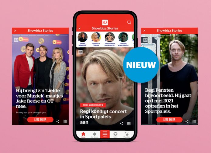 Showbizz Stories - nieuw in jouw HLN app