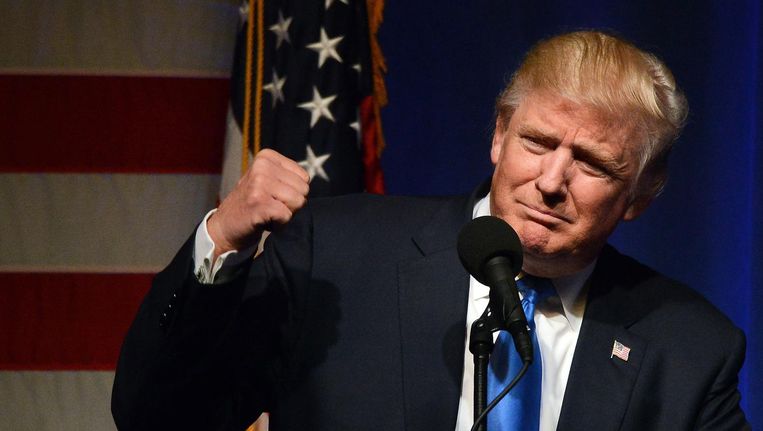 Door cruciale swing states in de wacht te slepen heeft Trump de overwinning voor de Republikeinen behaald. Beeld AP