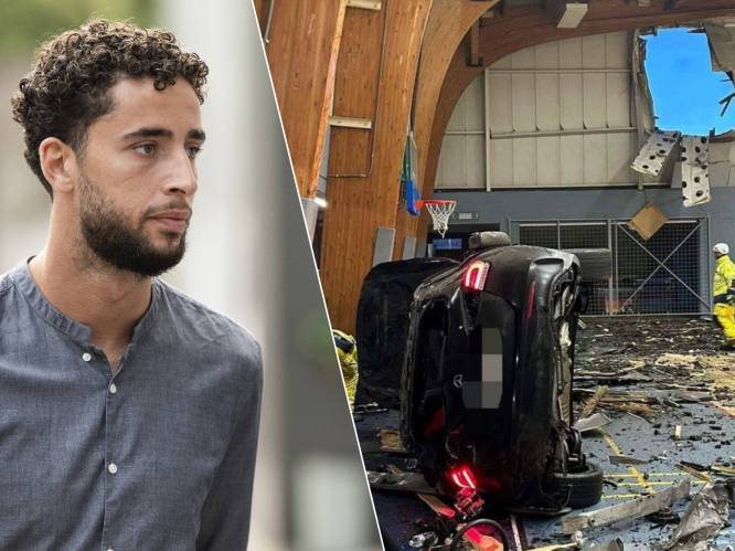 Belgische voetballer die dronken én met rotgang in sporthal crashte niet veroordeeld 