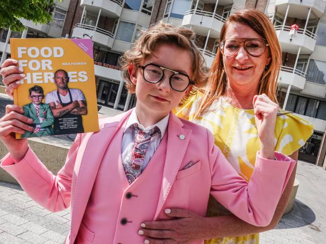 Max (12) kan zich letterlijk dood eten en brengt nu kookboek uit met sterrenchefs als Peter Goossens: “Onze koelkast en diepvriezer zitten op slot”