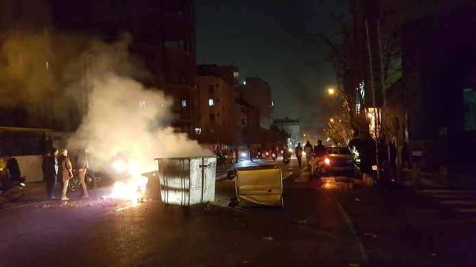 Protesten in Teheran.