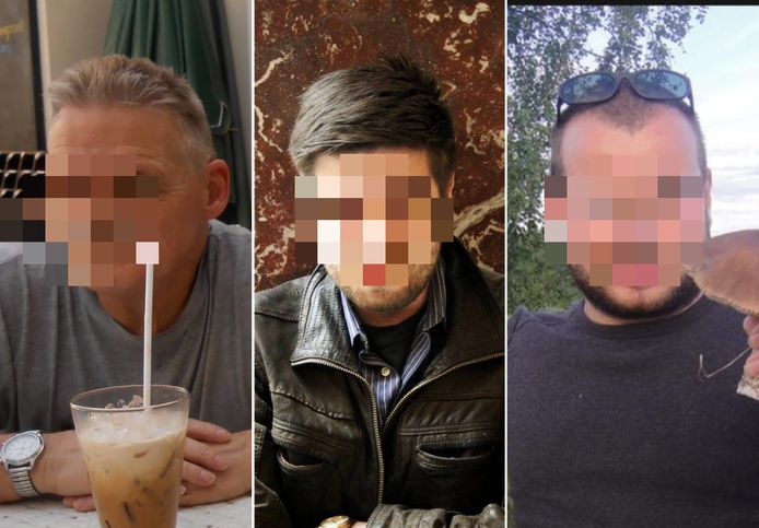 Drie verdachten van het complot in Merksem: Paul O., Yannick V. en Igor G.