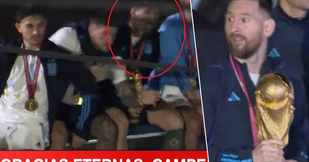 Messi and his teammates escape drama in an open bus when they return home to Buenos Aires |  world Cup of football