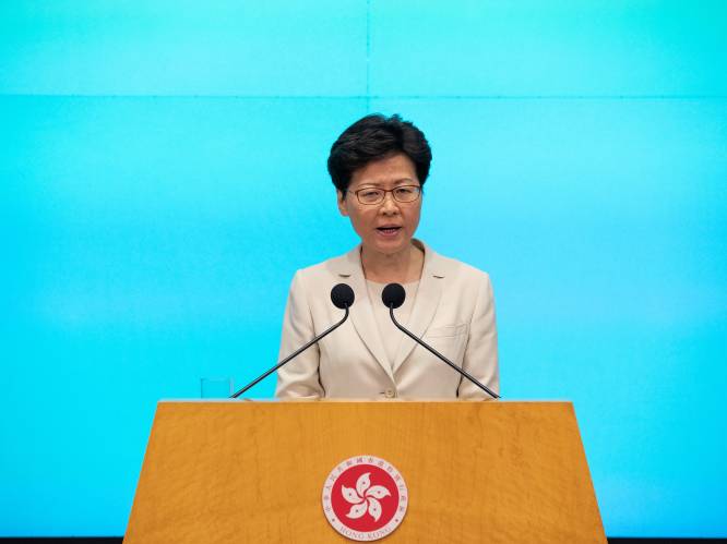 Regeringsleider Hongkong verontschuldigt zich voor uitleveringswet
