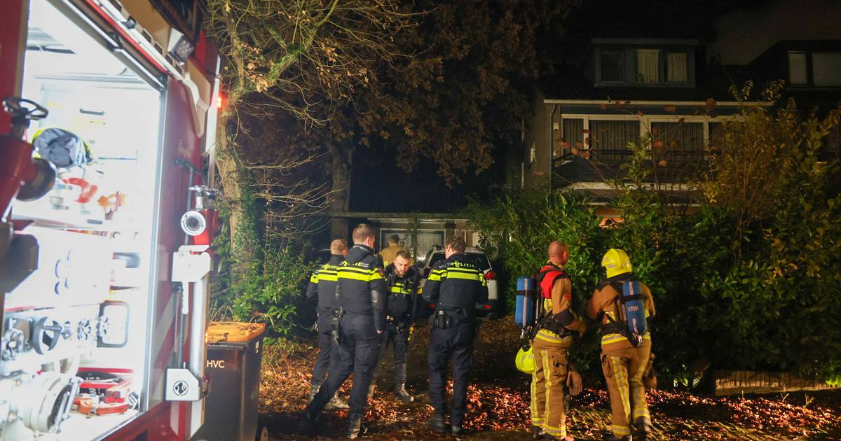 Woningbrand op Louise de Colignylaan in Santpoort-Zuid
