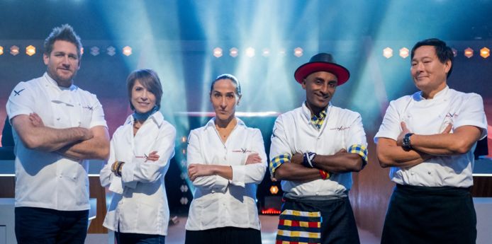 Marcus Samuelsson, Dominic Crane, Ming Tsai, Curtis Stone and Gabriela Camara in the movie 