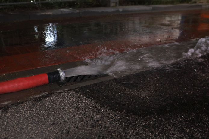Wateroverlast in Best.